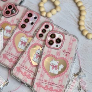 قاب گربه اشراف زاده با آویز آیفون ، سامسونگ ، شیائومی (کدC2039)