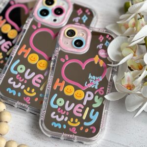 قاب هپی لاولی آینه ای آیفون و اندروید (کدC1972)