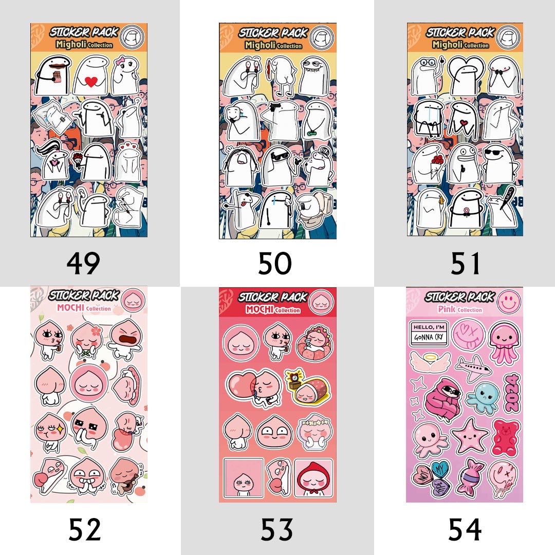 پک استیکر شماره 1 تا 78 (کدa0142) - Image 9