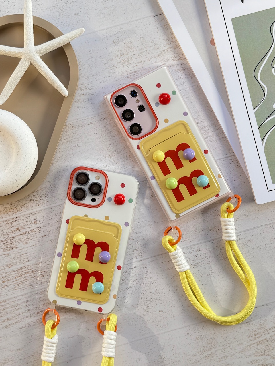 قاب M&M'S جاکارتی با بند آیفون و سامسونگ (کدC1834) - Image 4