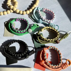 بند مچی طرح بافت تک قلاب با قابلیت تنظیم سایز (کدa0280)