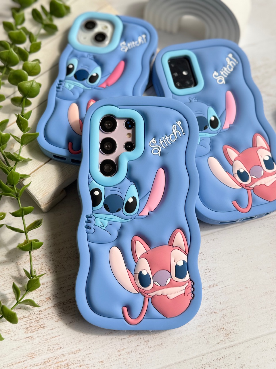 قاب سیلیکونی Stitch Couple (کدC1970) - Image 3