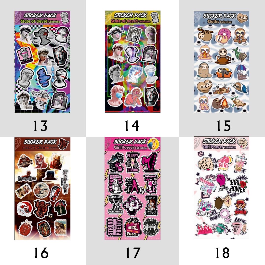 پک استیکر شماره 1 تا 78 (کدa0142) - Image 4