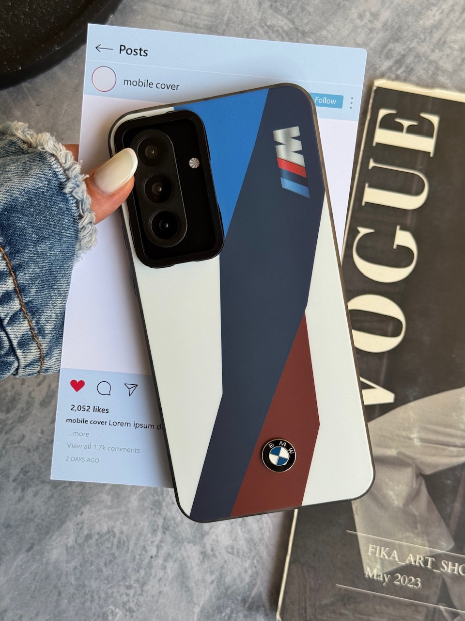 قاب BMW M Series با لوگو برجسته اندروید (کدC2091) - Image 3