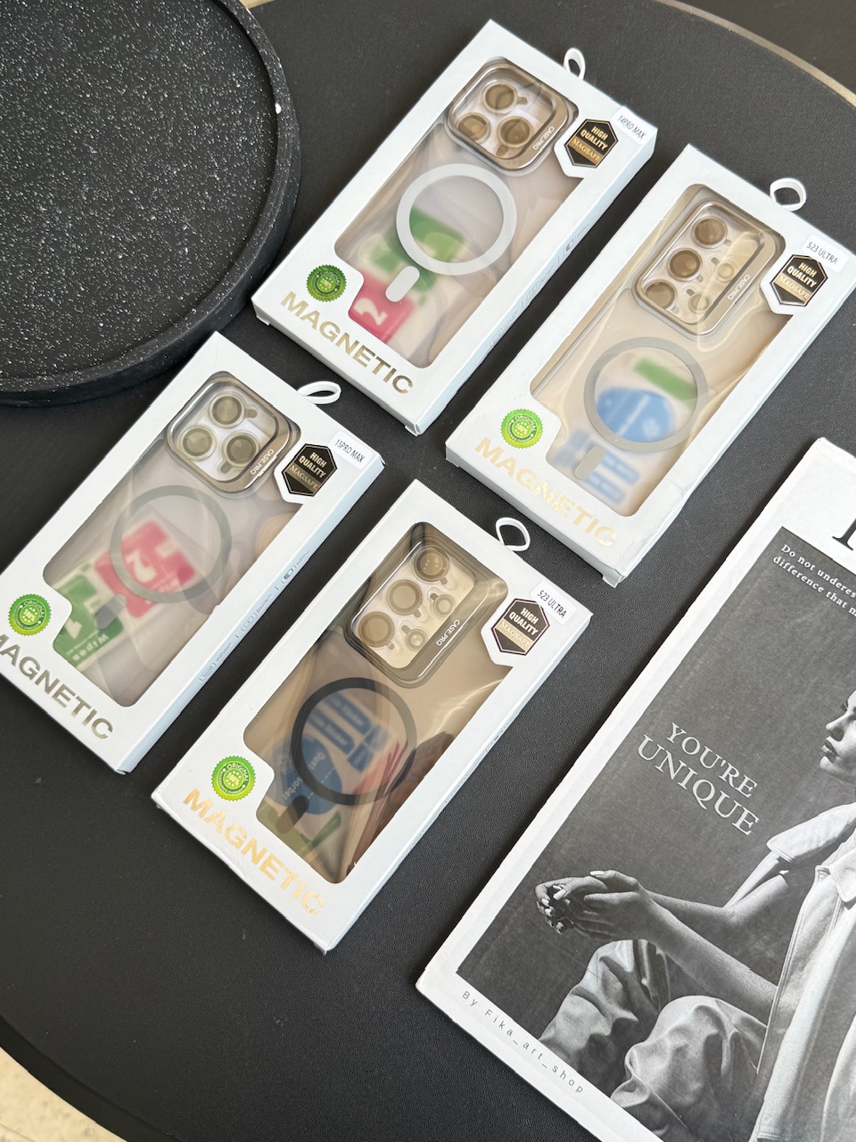 قاب Matte CasePro Lens with MagSafe استند شو با لنز رینگی (کدC1608) - Image 3