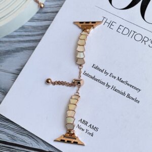 بند اپل واچ Luxury Pearl Chain (کدw5068)