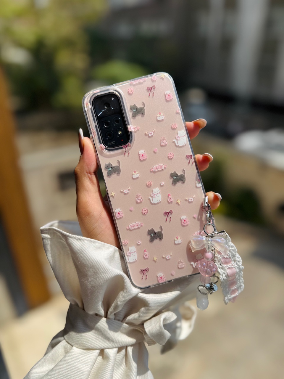 قاب Cat & Candy اندرویدی با آویز (کدC2047) - Image 5