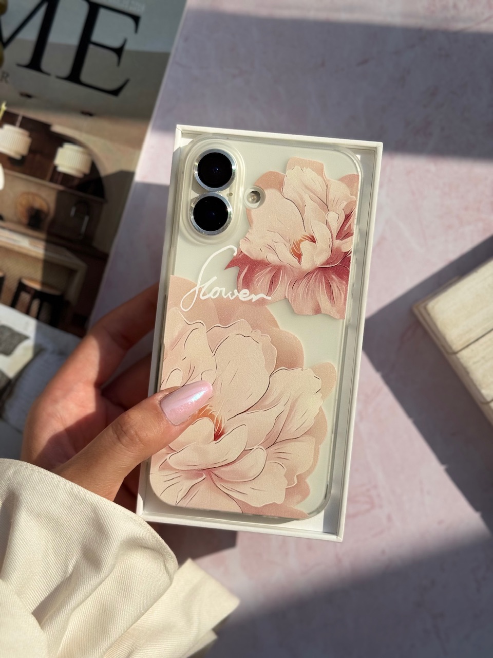 قاب Peony Flower (کدC2073) - Image 5