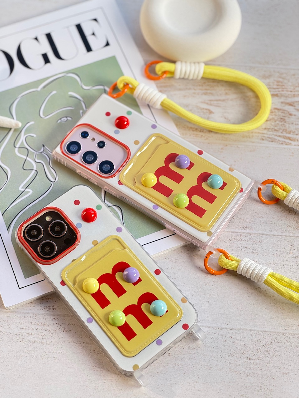 قاب M&M'S جاکارتی با بند آیفون و سامسونگ (کدC1834) - Image 3
