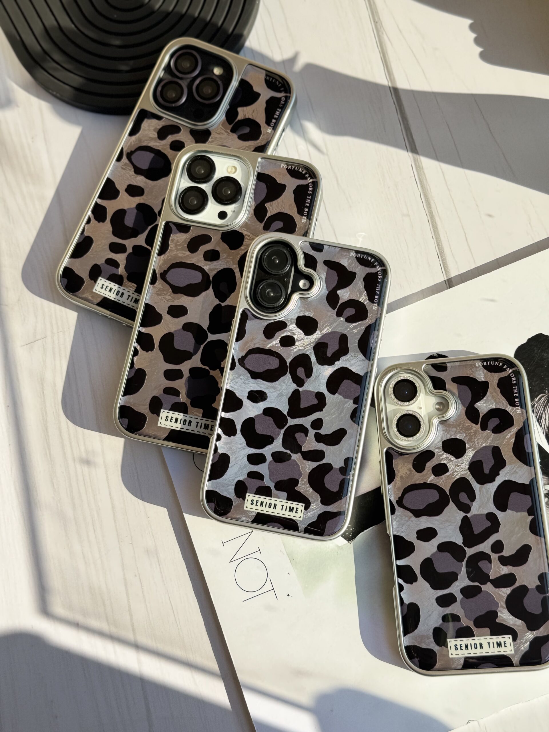 قاب Senior Time پلنگی آیفون (کدC1945)