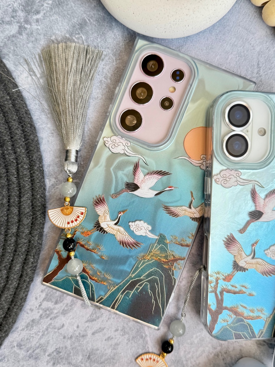 قاب رقص دُرنا همراه با آویز آیفون ، سامسونگ ، شیائومی (کدC2033) - Image 5