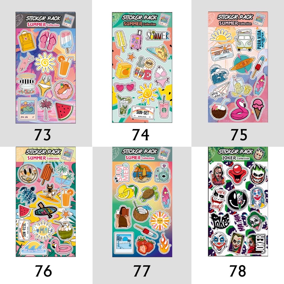 پک استیکر شماره 1 تا 78 (کدa0142) - Image 8