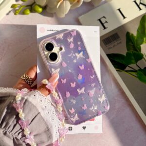 قاب Holo butterfly با آویز (کدC2142)