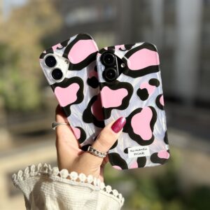 قاب پلنگی Romantic Pink آیفونی (کدC2062)