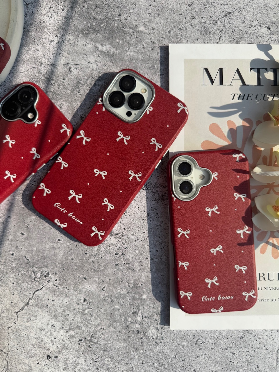 قاب Red Papillon پاپیون قرمز آیفون (کدC1937) - Image 4