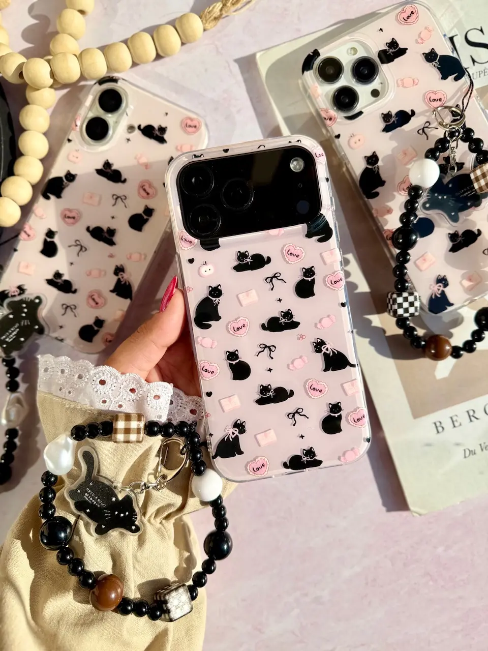 قاب پاپیون کت با آویز (کدC2168) - Image 7