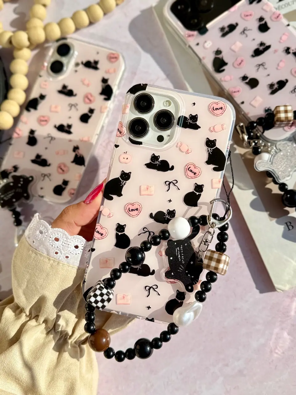 قاب پاپیون کت با آویز (کدC2168) - Image 6