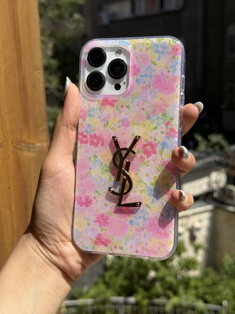 قاب YSL Pink Garden (کدC2244) - Image 7
