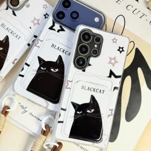 قاب Black Cat جاکارتی دار (کدC2266)